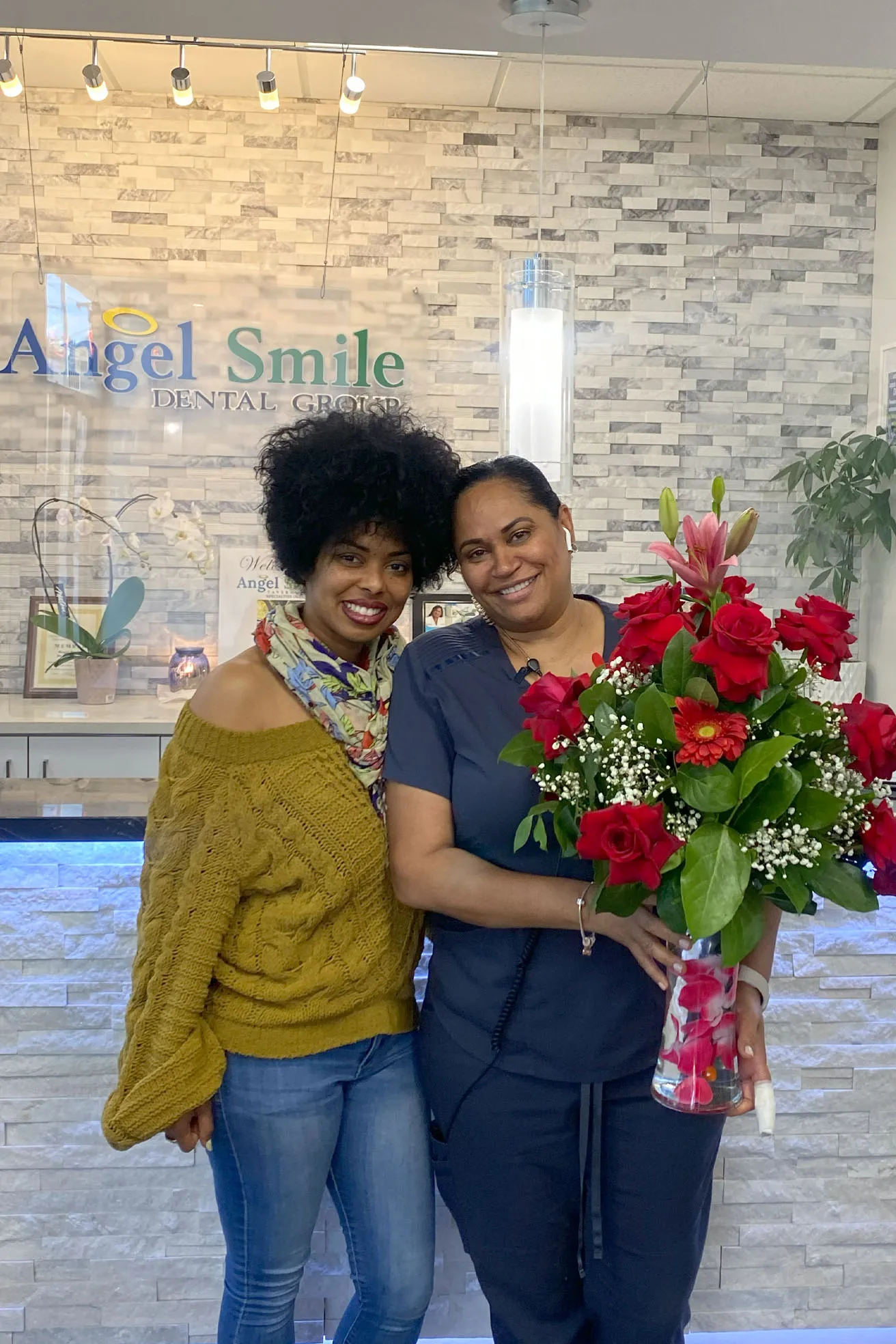 Happy dental patient at Angel Smile Dental Group, Chatsworth CA