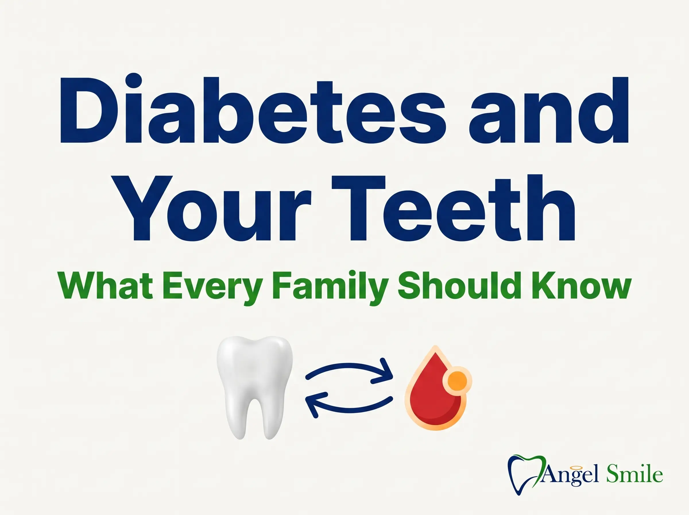 Diabetes and Your Teeth, what every family should know, Angel Smile Dental Group Chatsworth
