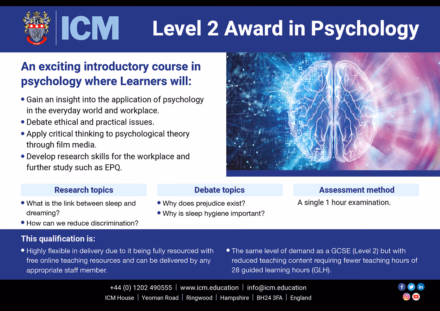 All the latest news about ICM and our courses.