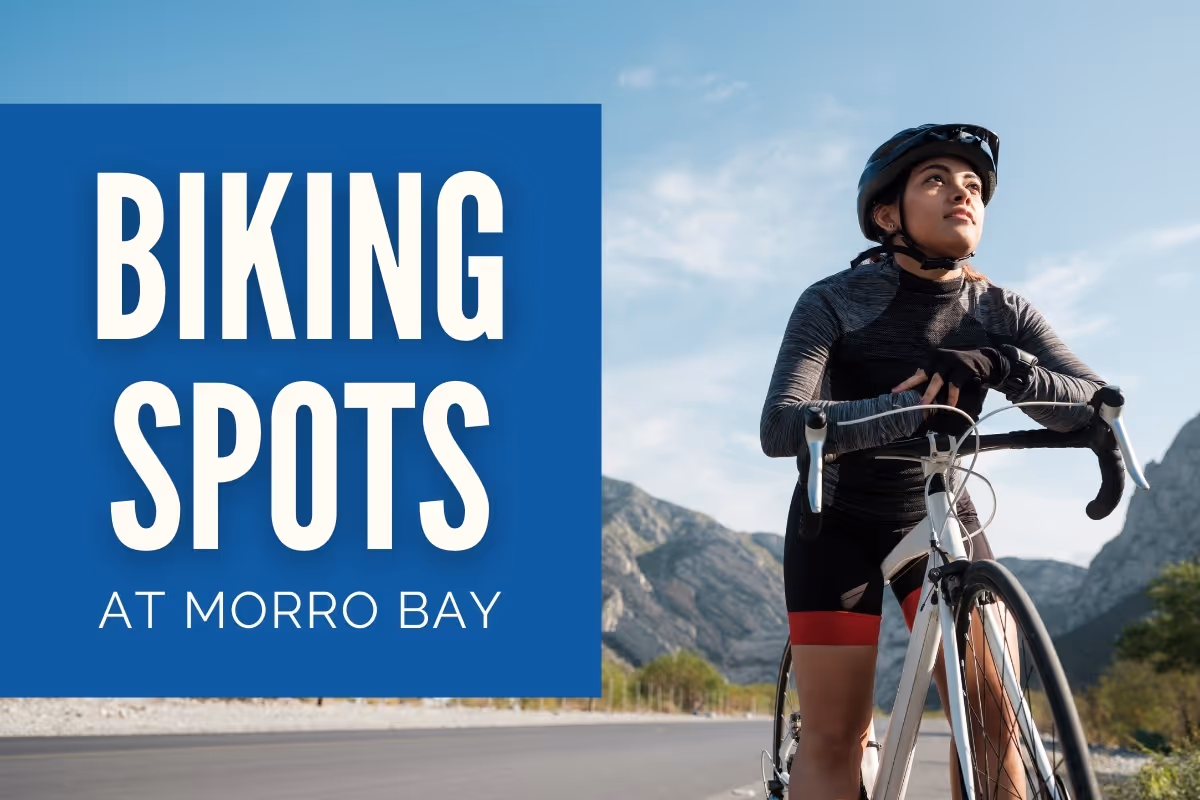 Woman biking - Biking Spots at Morro Bay