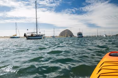 Morro Rock view from a kayak