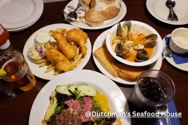 Dutchman's Seafood House - Fish and chips, clam chowder, oysters, and more
