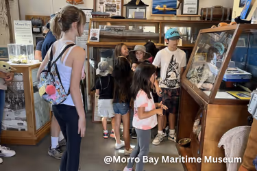 Kids at the Morro Bay Maritime Museum