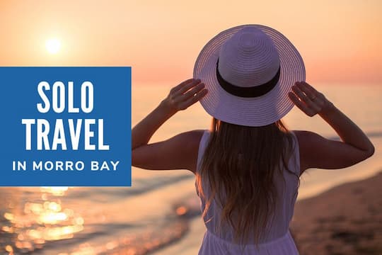 Solo Travel in Morro Bay - Lonely woman in the beach