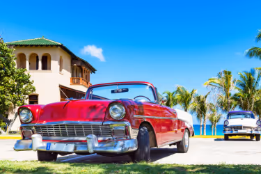 Nice car parked outside