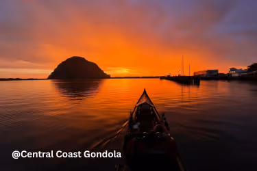 Central Coast Gondola - People watching the sunset on a gondola ride