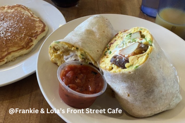 Frankie & Lola’s Front Street Cafe - Breakfast Burrito