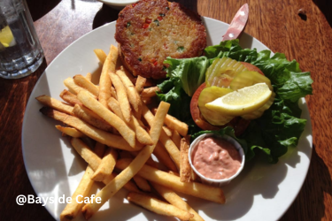 Bayside Cafe - Crab cake sandwich