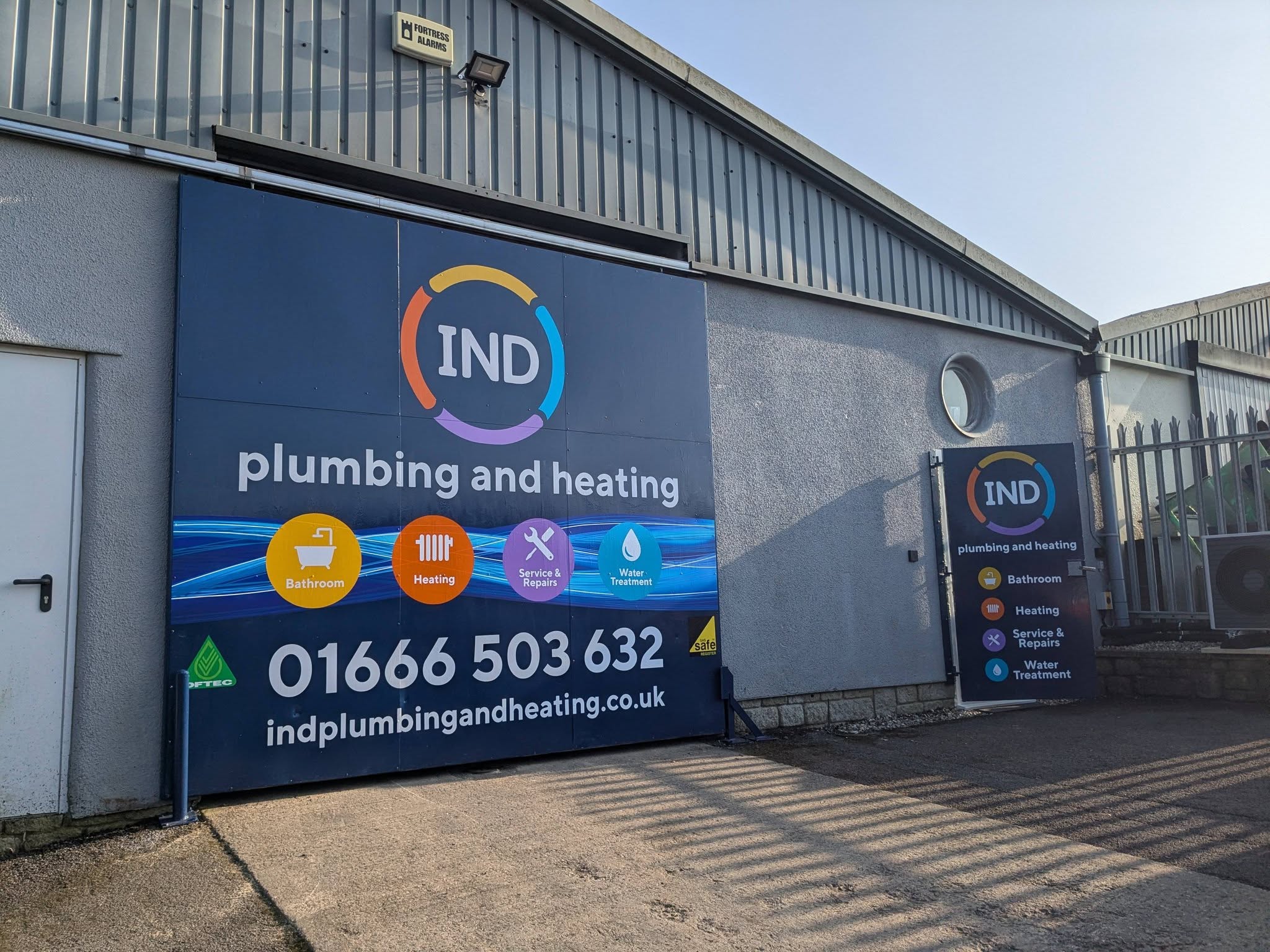 IND plumbing & heating Tetbury offices