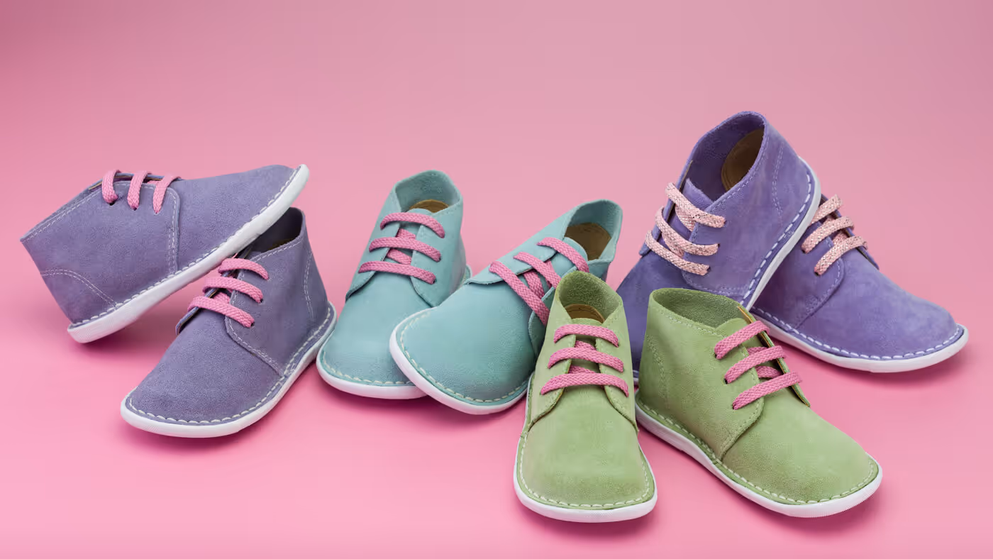 colour selected shoe photography
