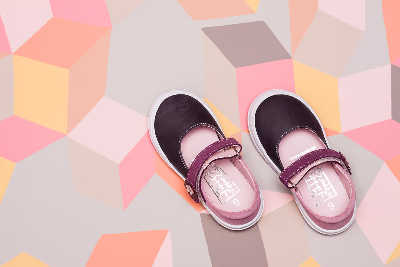shoe photography on textured background
