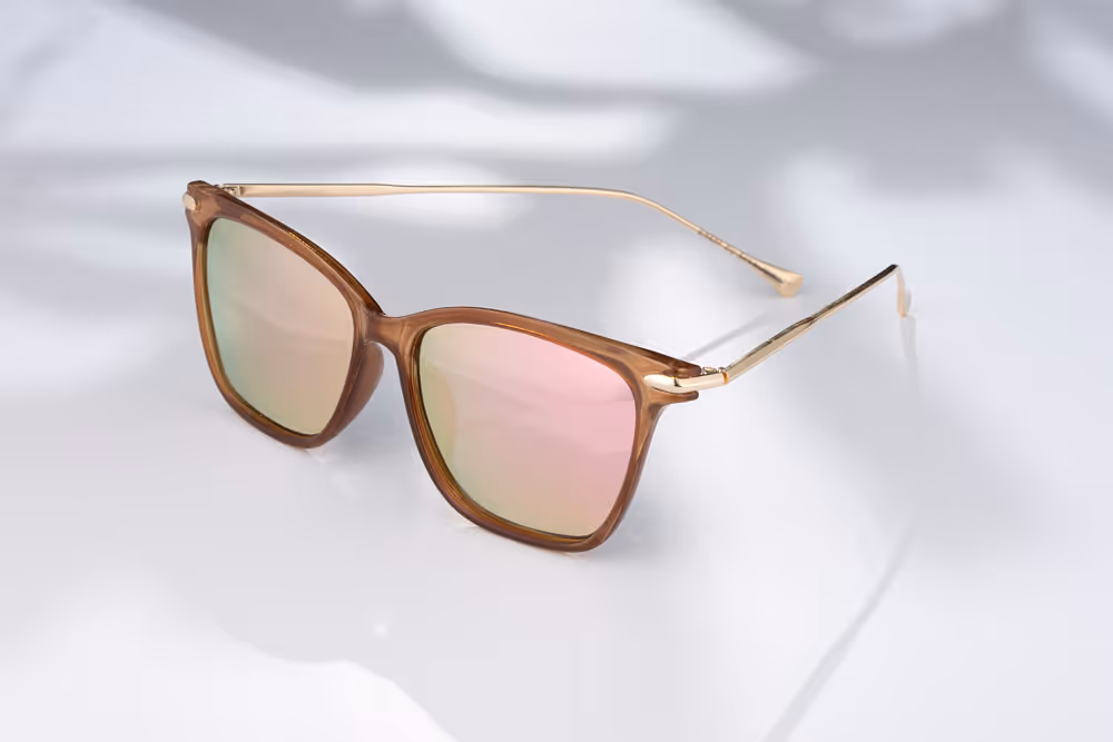 sunglass photography in styled set