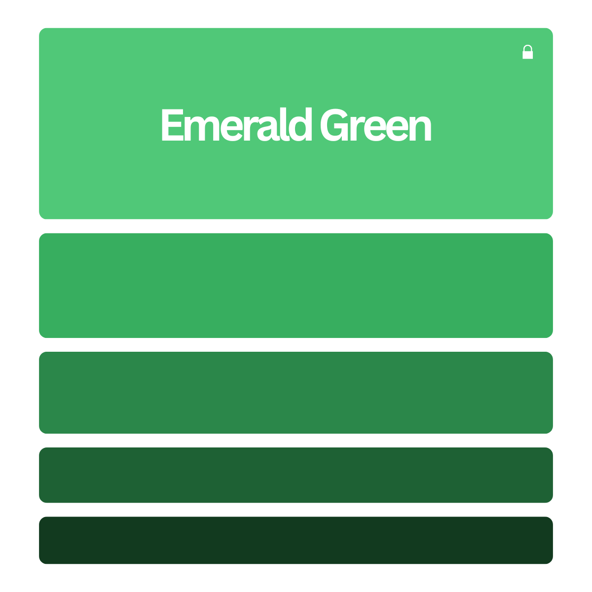 Emerald Green Color Palette Code