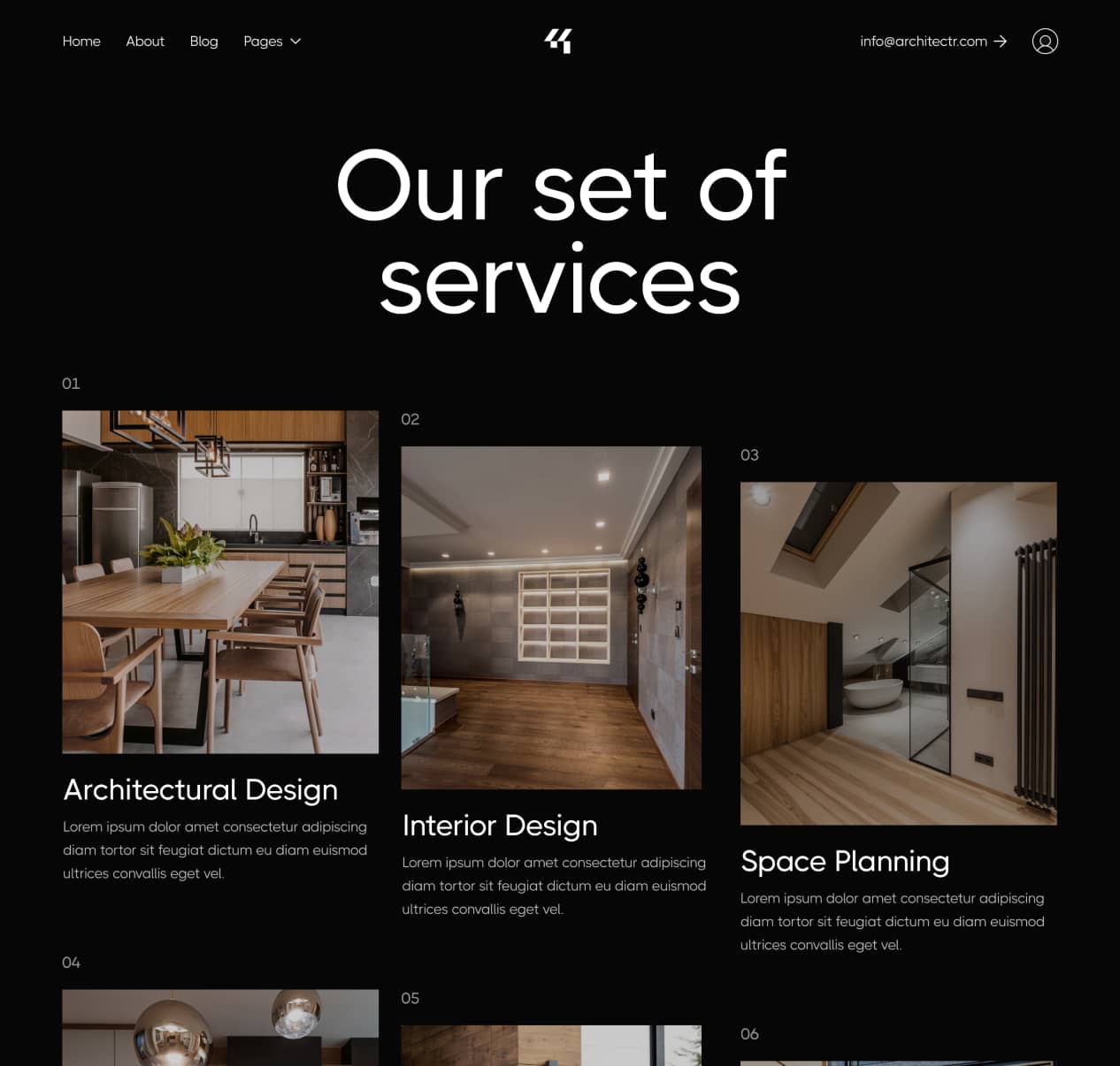 Architectr X - Services Page - Architecture Firm Webflow Template