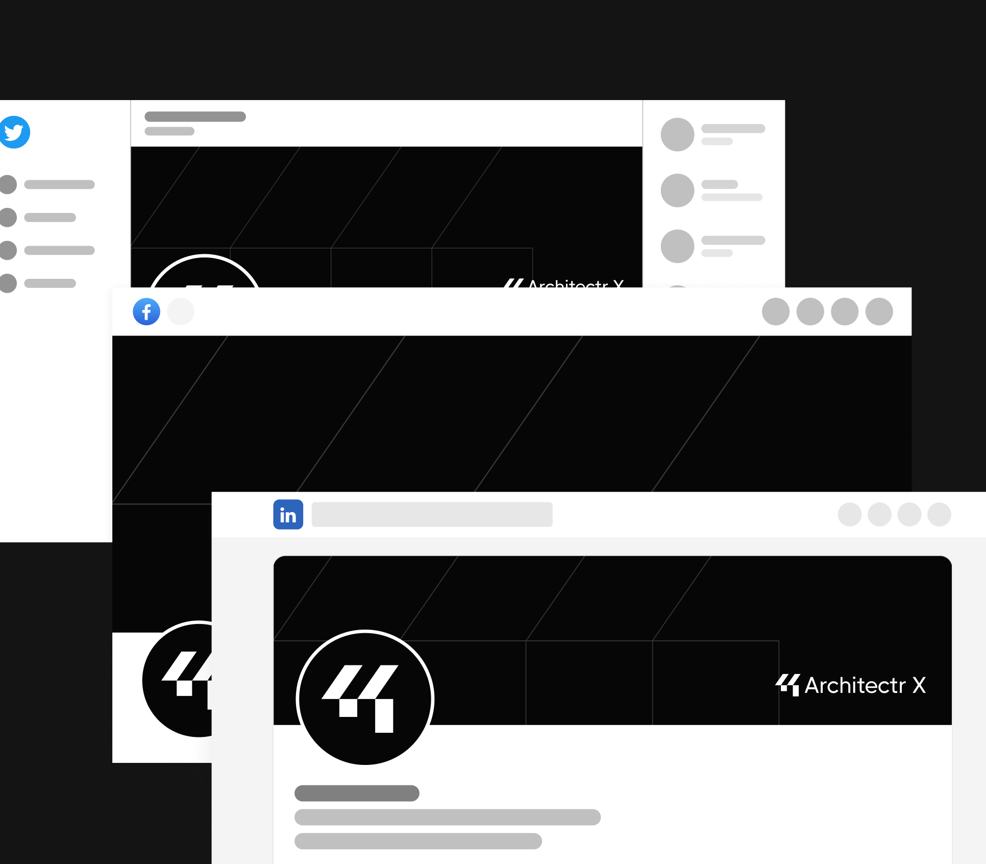 Architectr X - Social Media Assets - Architecture Firm Webflow Template