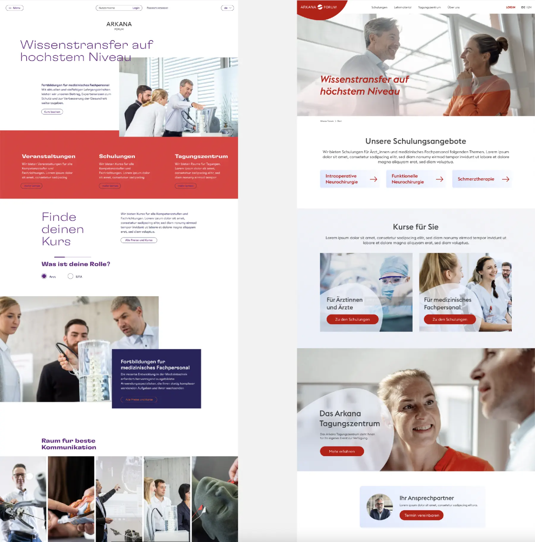 Corprorate Designentwicklung für ARKANA Forum