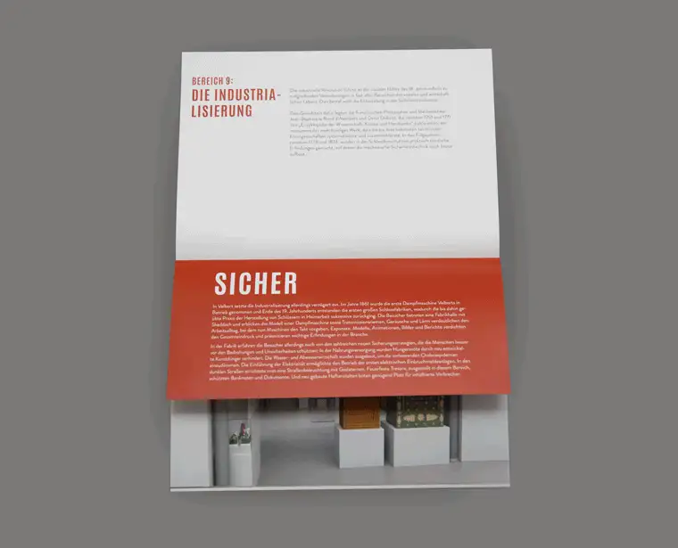 Animation Broschürenkonzept zur Dauerausstellung