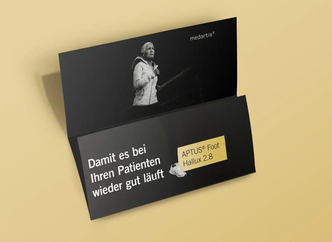 Mailing für Medartis – Hallux