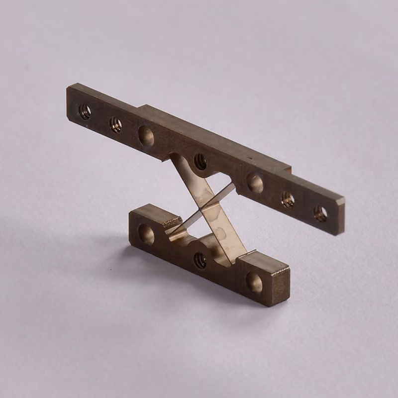 Slim machined metal bracket