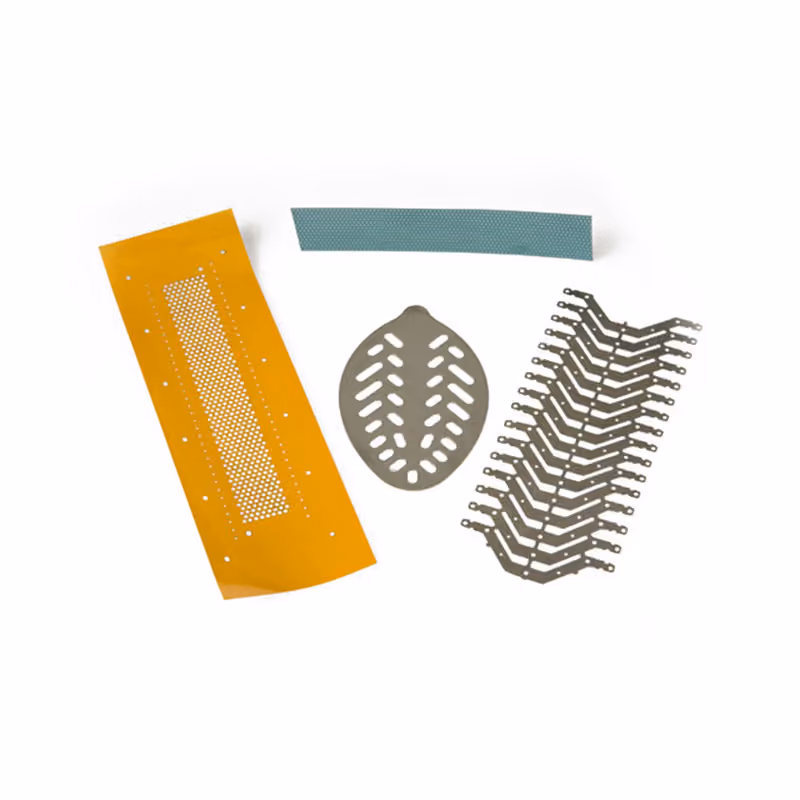 Precision-cut springs and thin metal parts