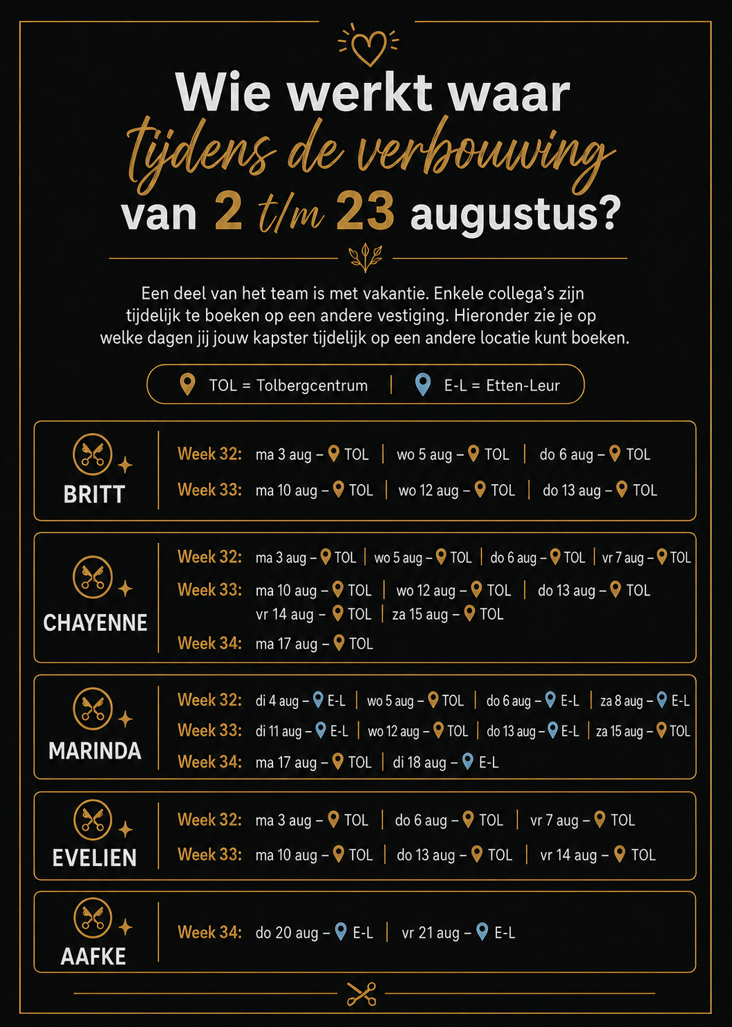 Trend Dijkcentrum gaat verbouwen van 3 t/m 22 augustus!