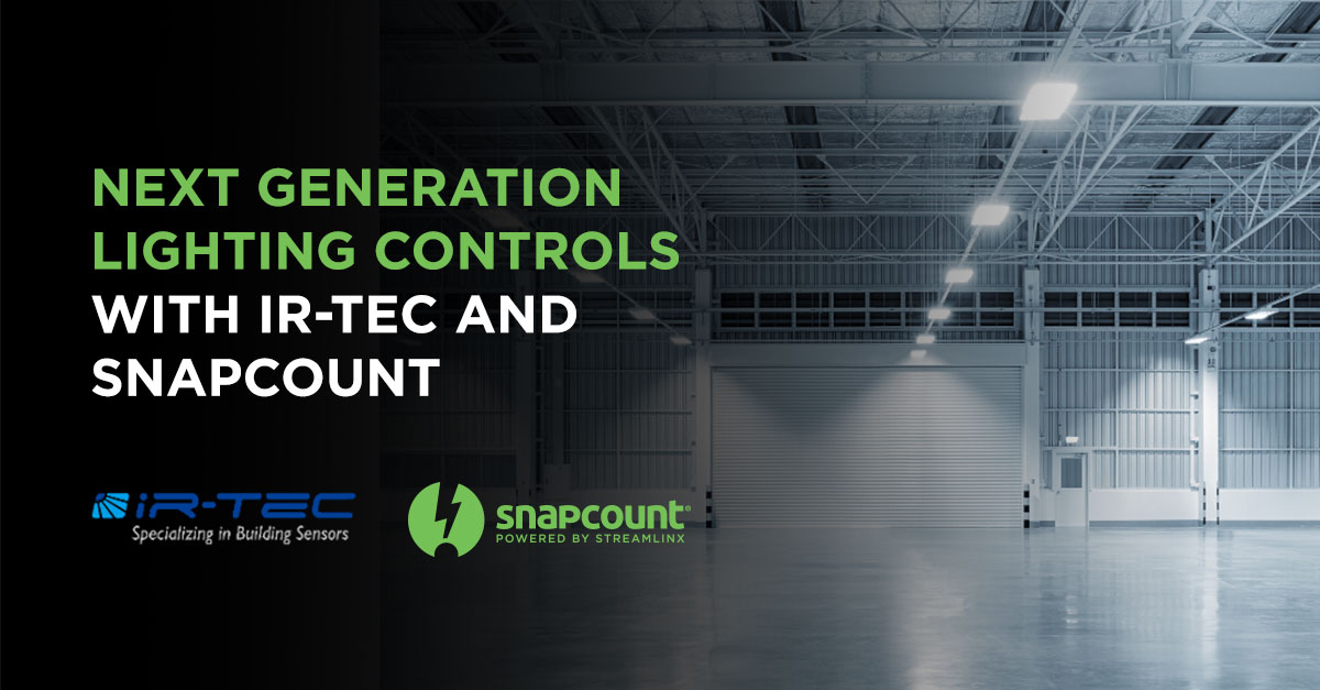 Next Generation Lighting Controls with IR-TEC and SnapCount