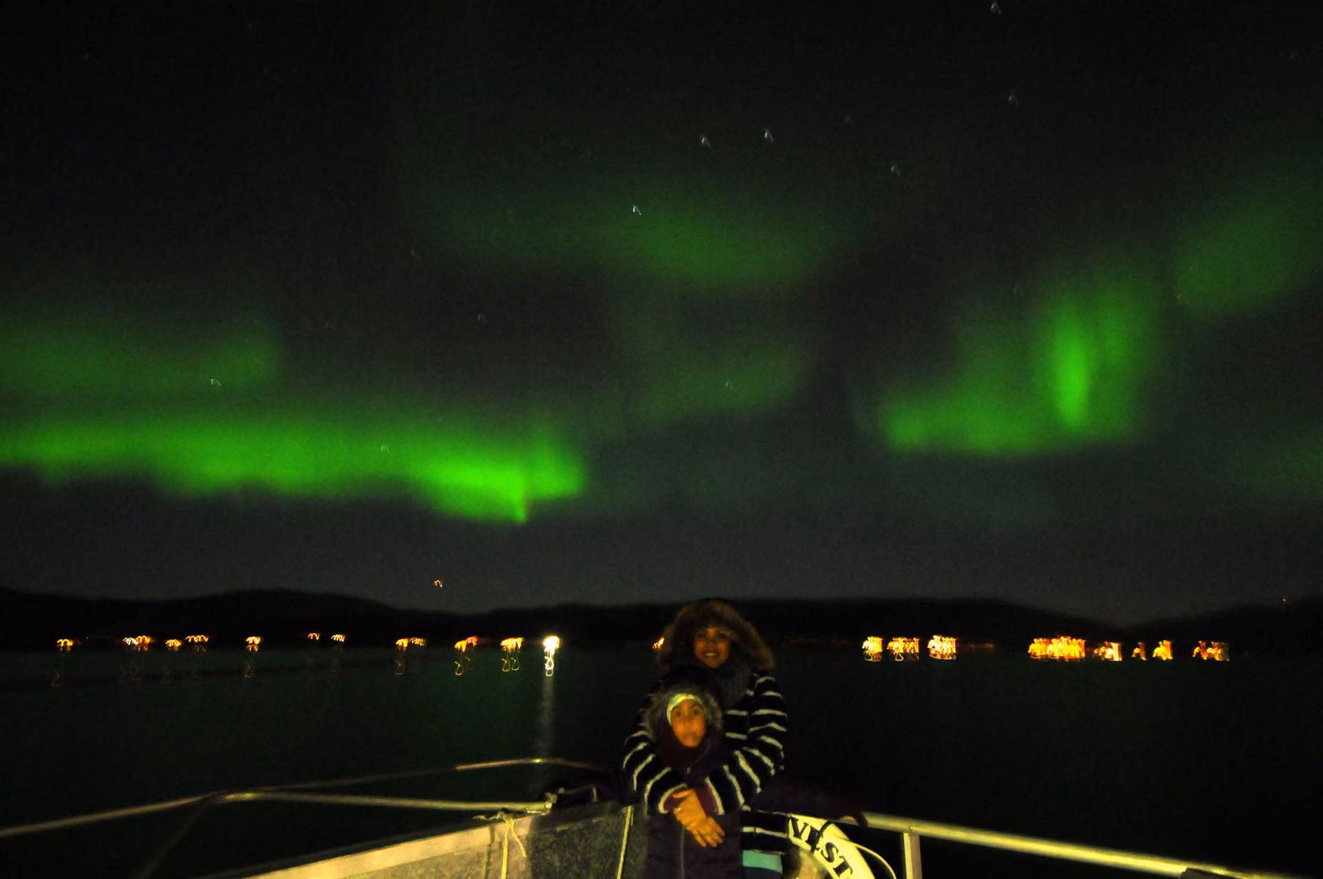 Privat nordlys- og middagscruise