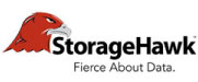 storage hawk logo on white background