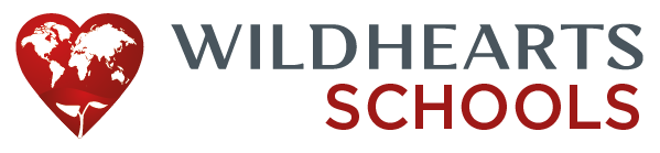 WildHearts Schools logo with Heart to the left