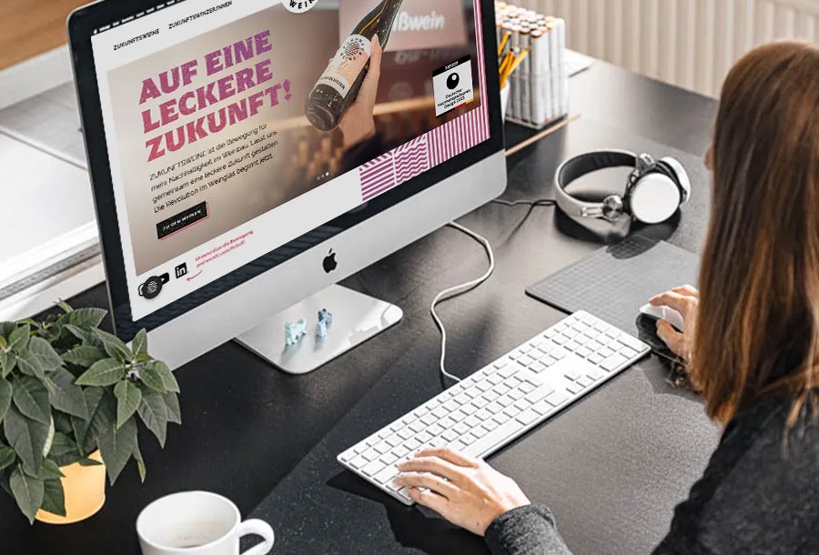 Zukunftsweine Website