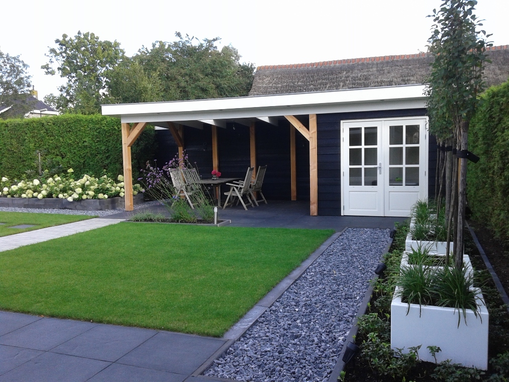 Tuin met terras