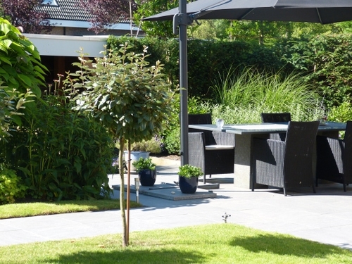 Er kwam meer ruimte op het terras.