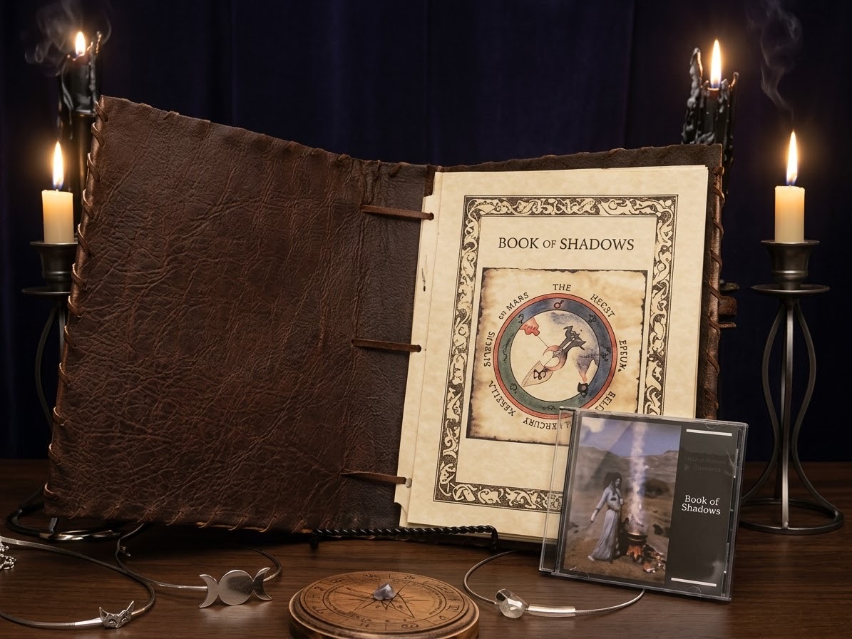 Inside the antique bookstore, Book of Secrets