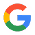 Google logo with a capital G in blue, red, yellow, and green colors.