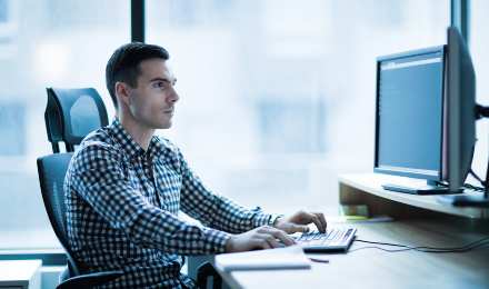 business owner doing payroll