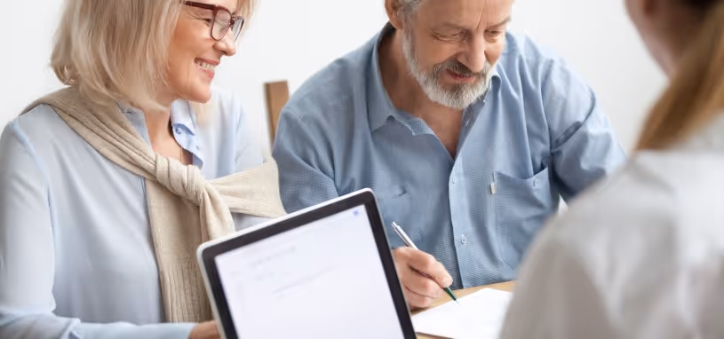 older couple investing