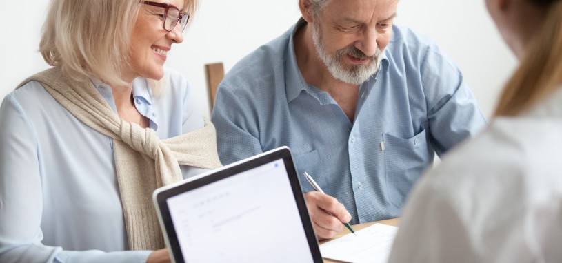 older couple investing