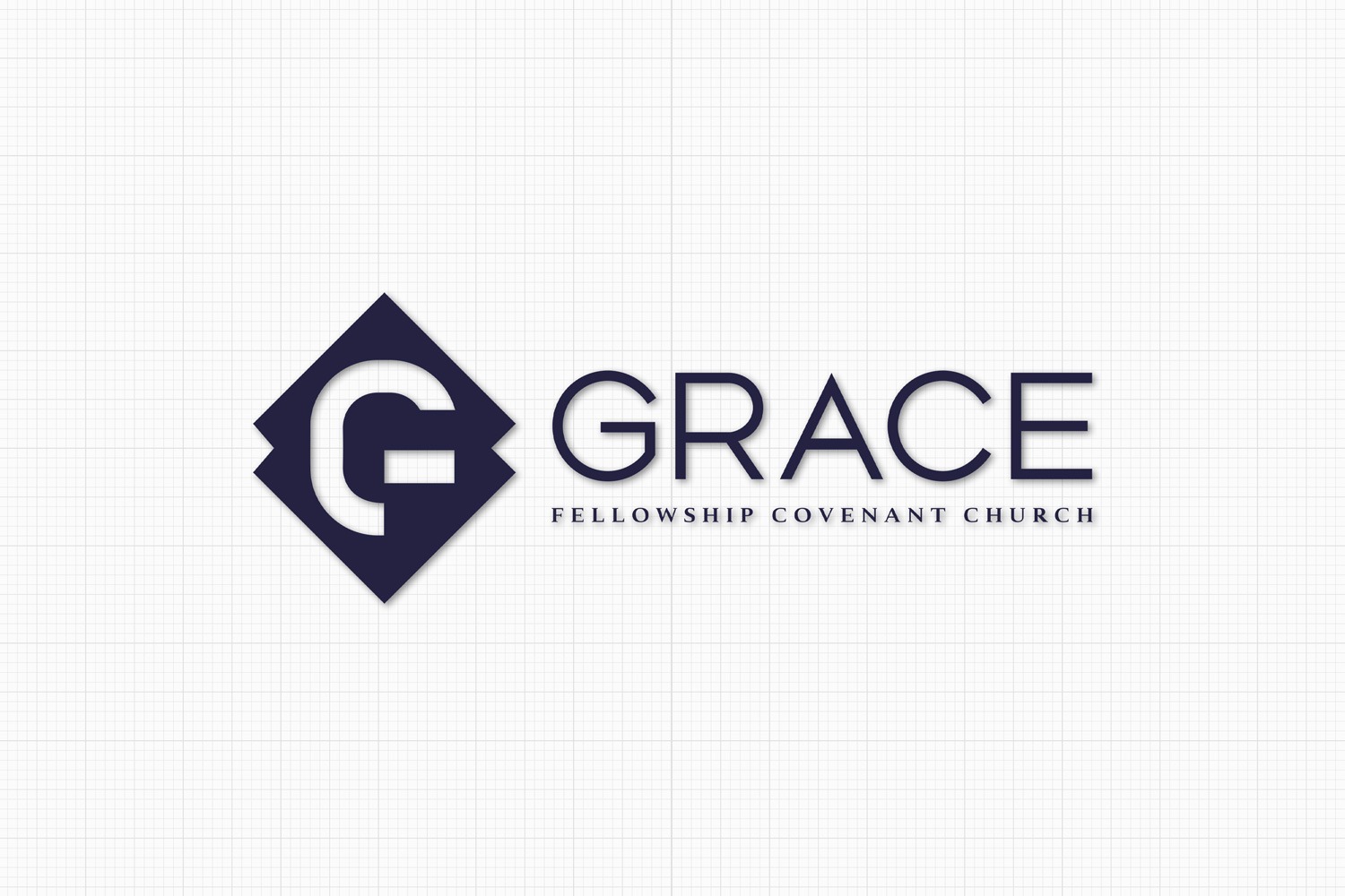 modern contemporary fellowship inspire lifestyle-ready blue church brand logo design by Abstract Union