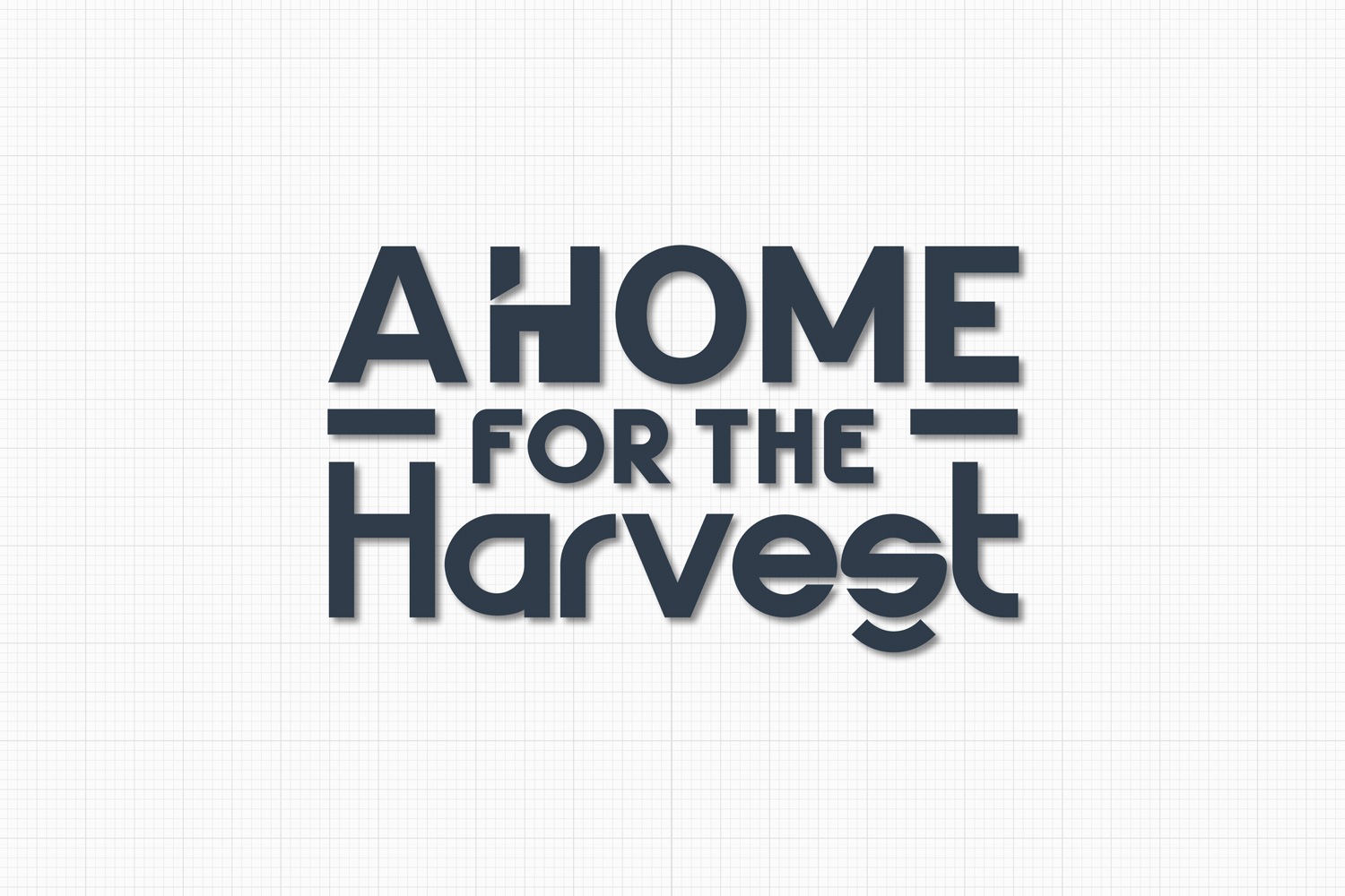 Modern contemporary building home inspiration church capital campaign theme logo design by Abstract Union