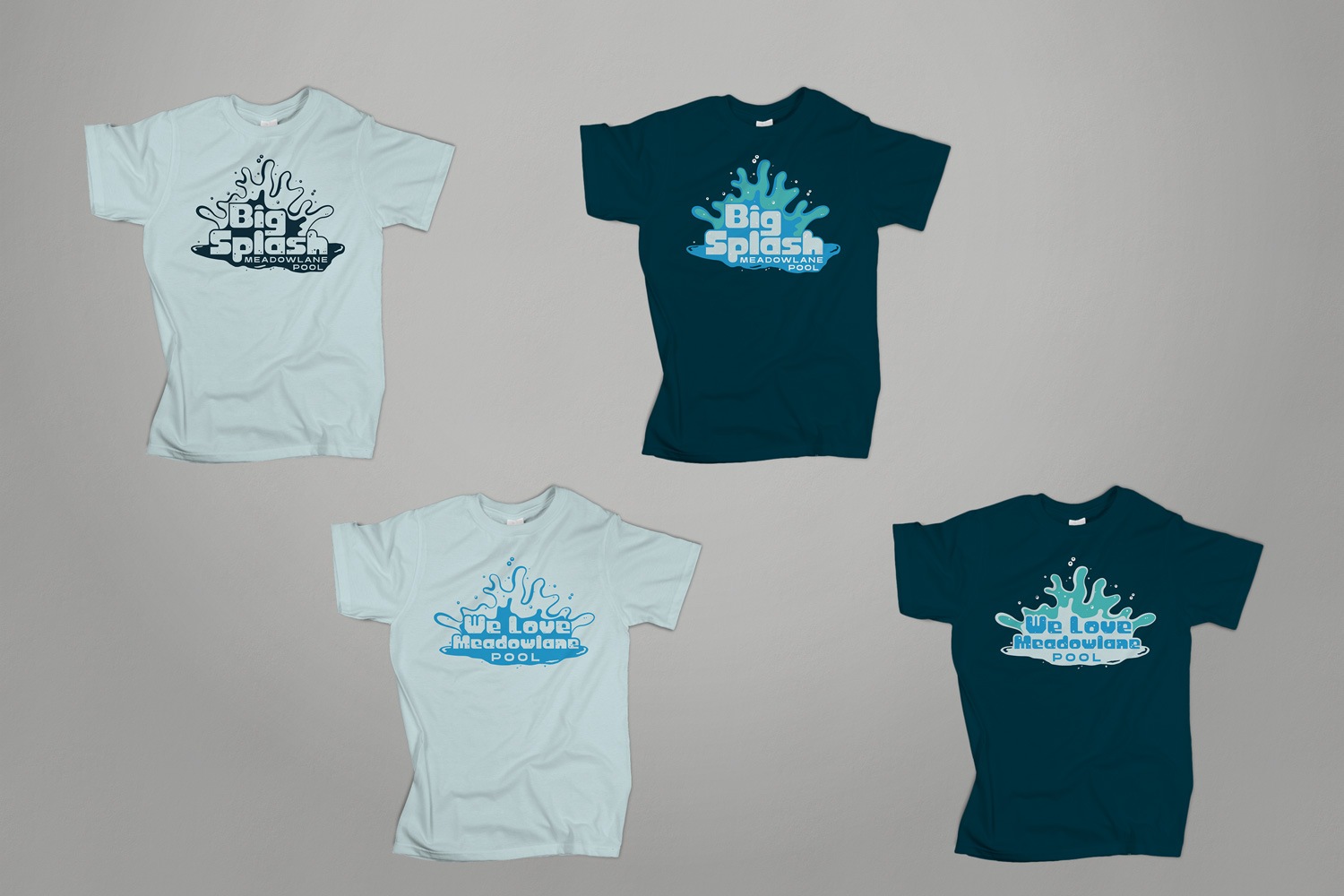 energetic bright nonprofit capital campaign t-shirt design on light blue and blue shirt by Abstract Union