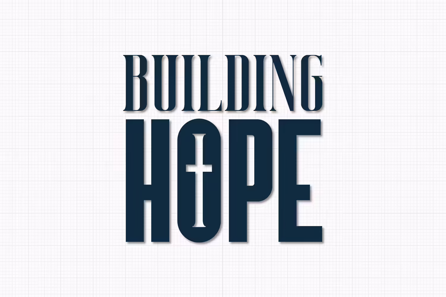 bold timeless traditional modern blend church capital campaign theme logo design by Abstract Union