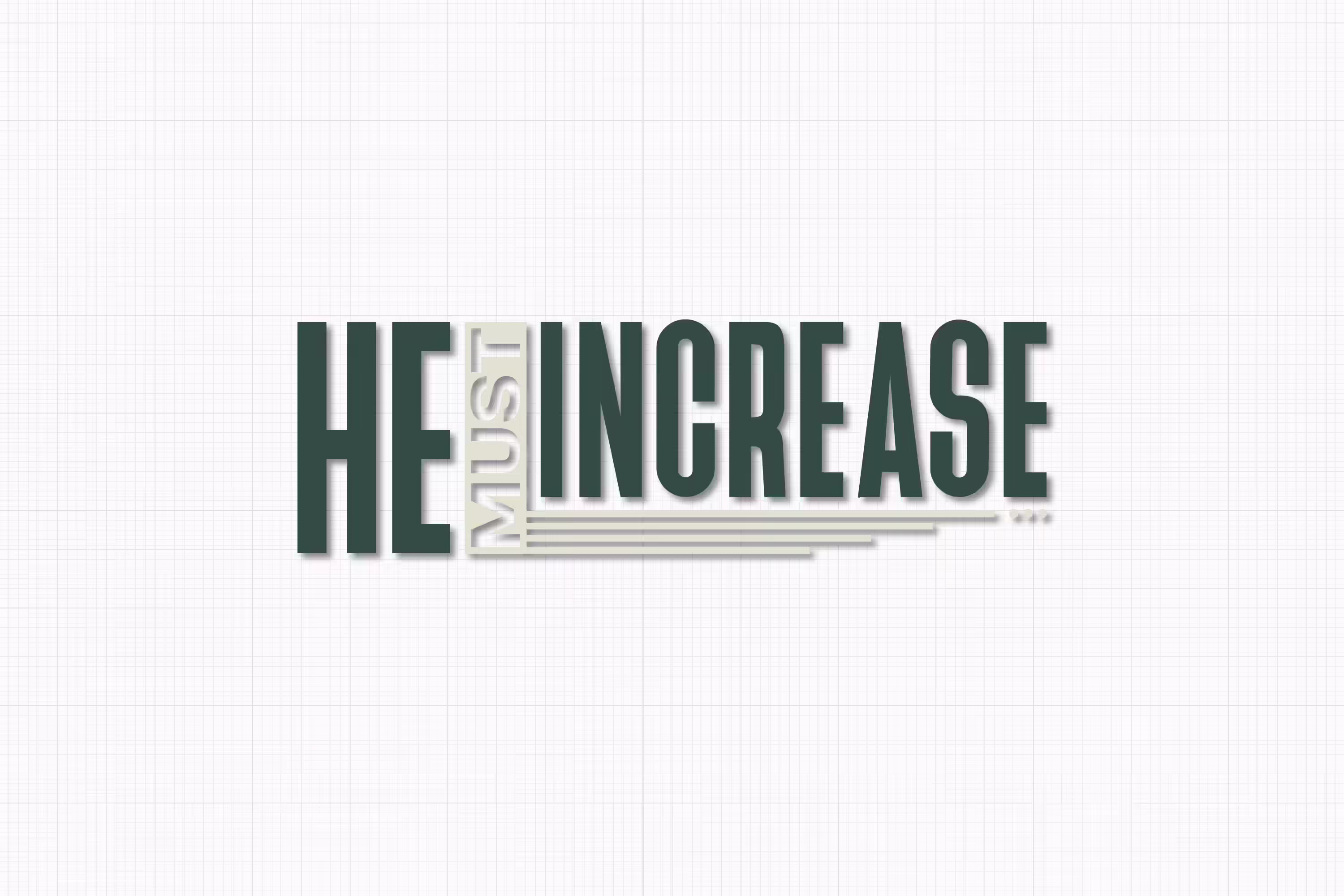 green gray white modern vintage clean minimal church capital campaign theme logo design by Abstract Union