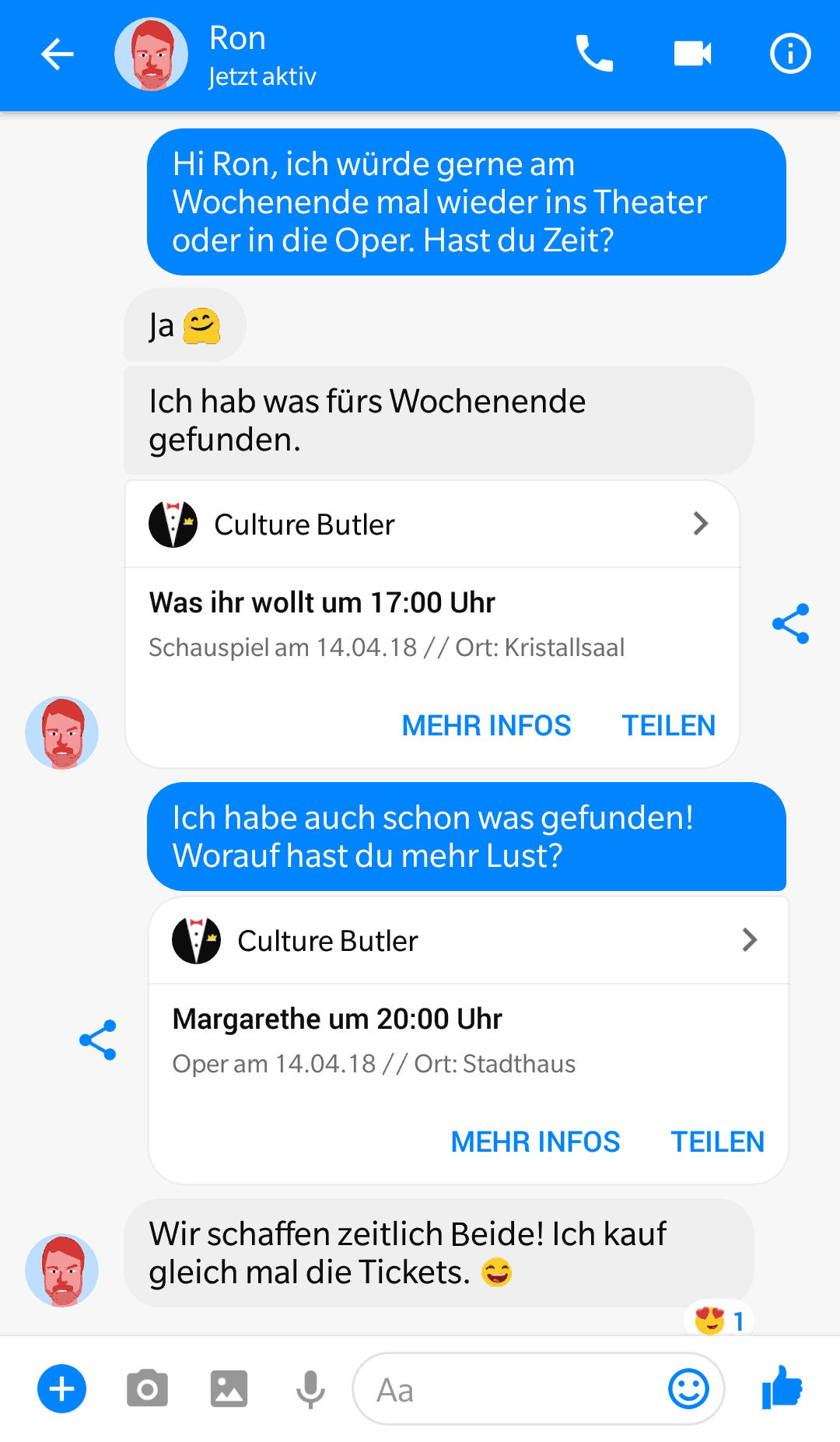 Foto zum Teilen Ihrer Veranstaltungen