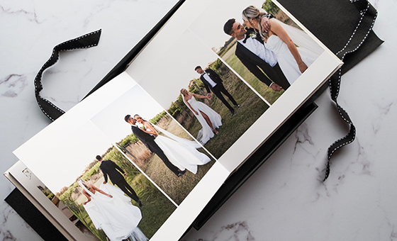Customised wedding album printing in Perth