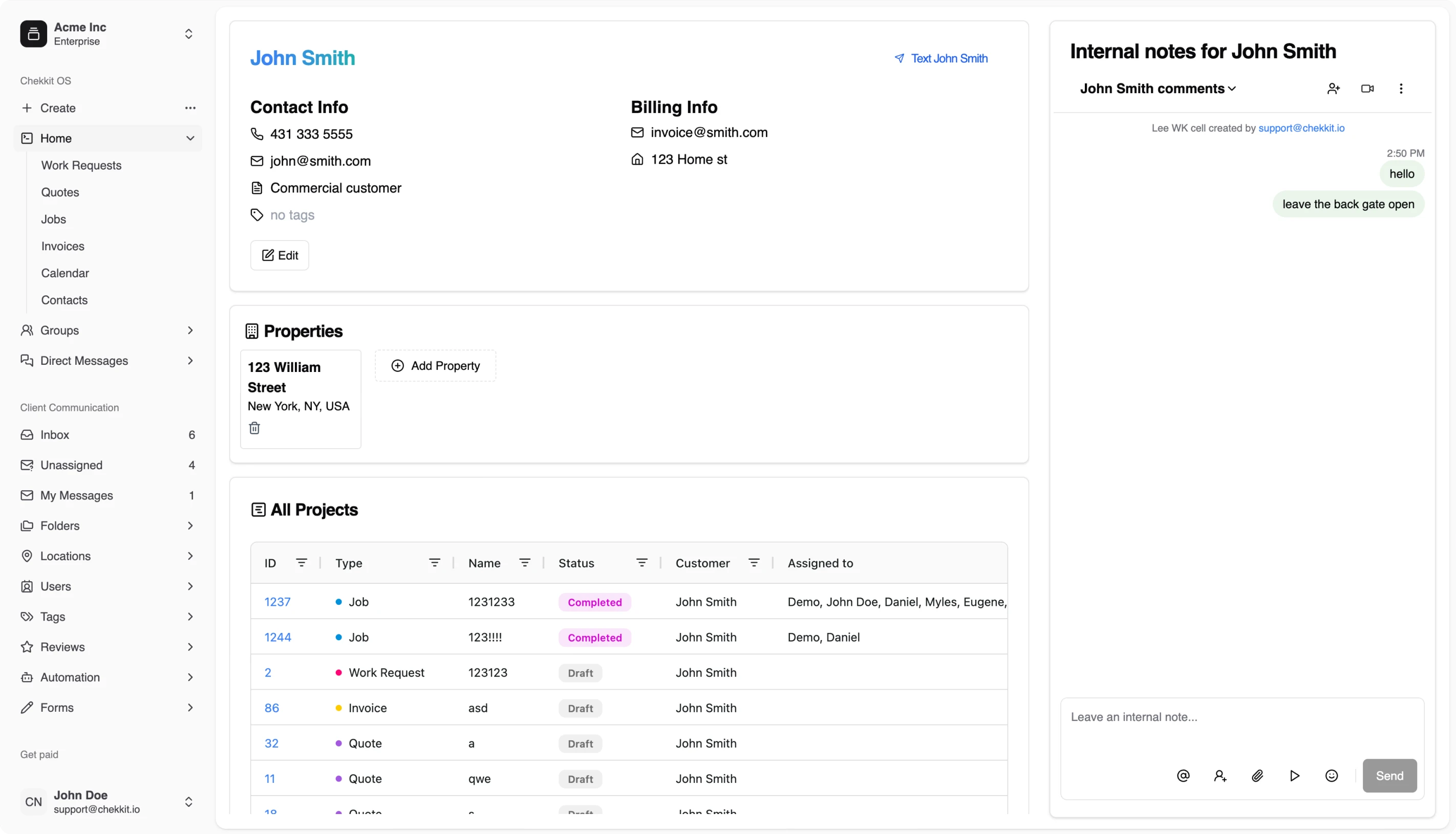 Customer Profile