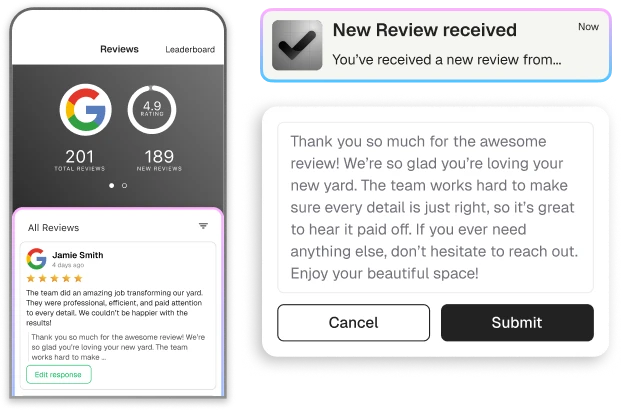 Manage your reviews