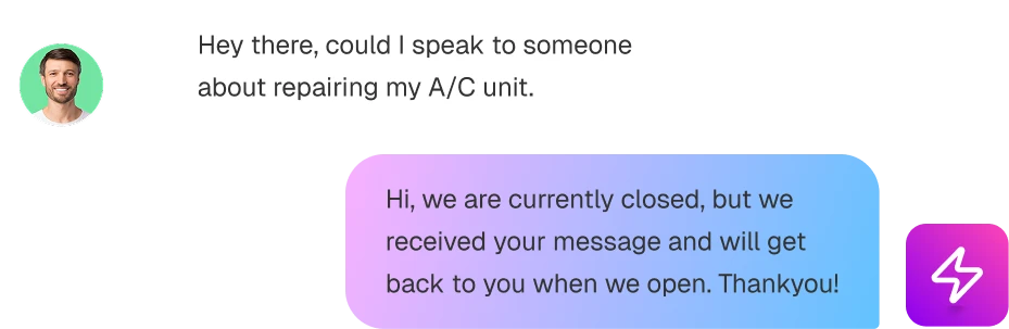AI Employee reply