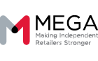MEGA company logo with tagline Making Independence Remarkably Stronger.