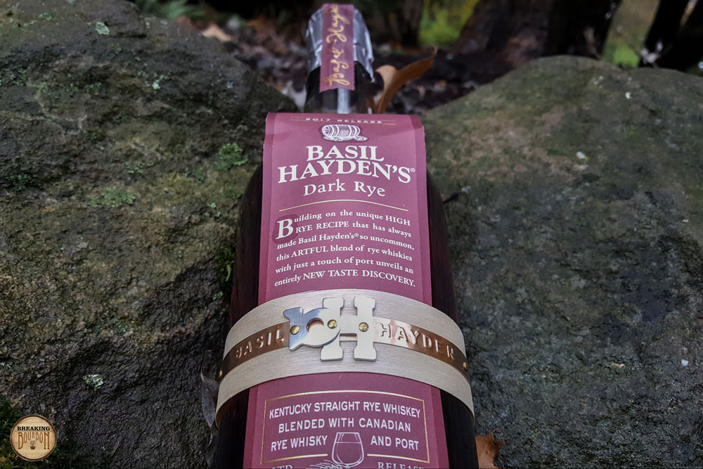 Basil Hayden's Dark Rye Review Breaking Bourbon
