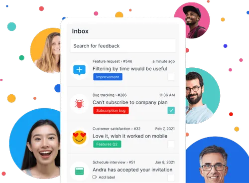 feedback item list
